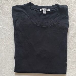 James Perse Standard Black Tee